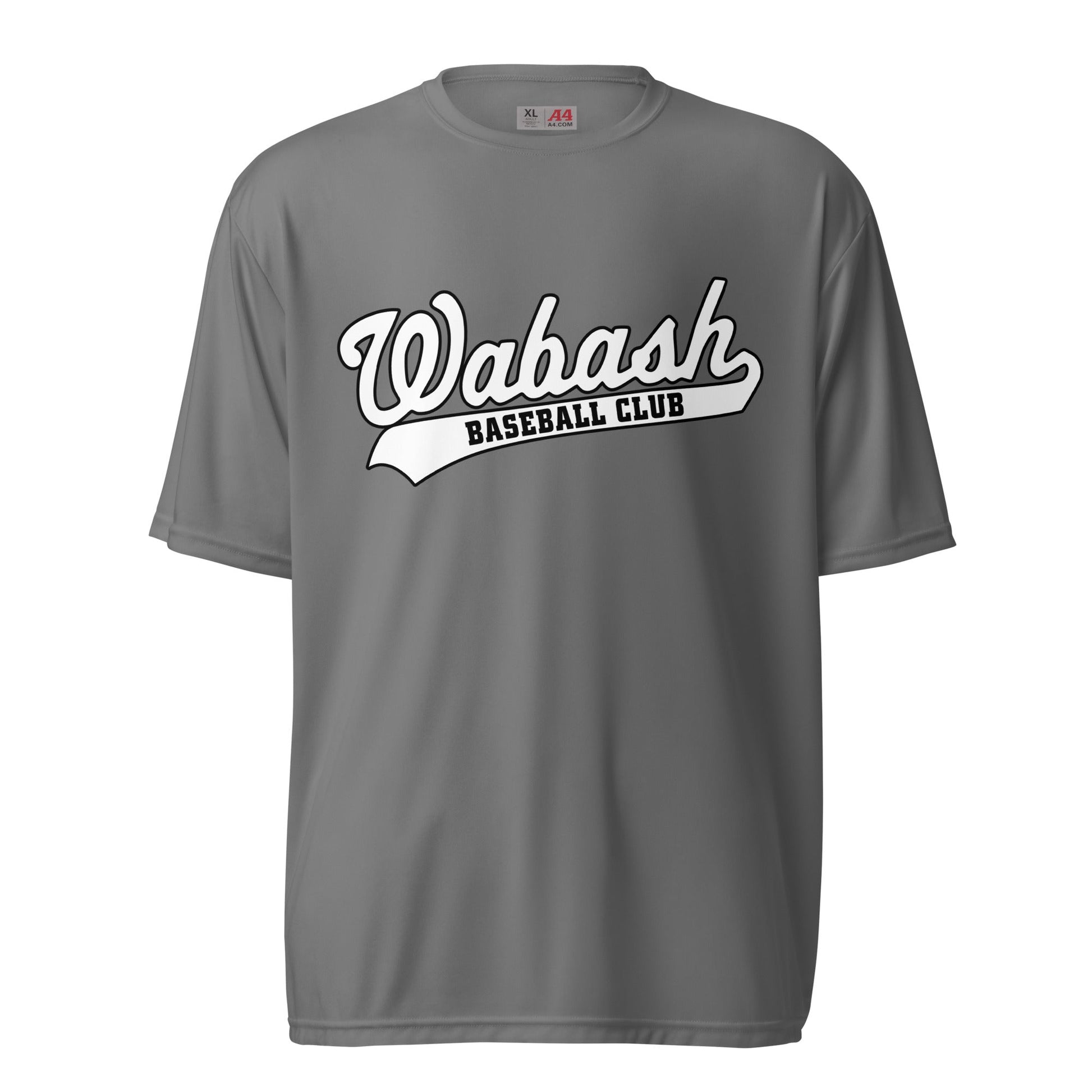 Active | Moisture Wicking Shirt | Wabash Baseball Club | Alt Logo 2
