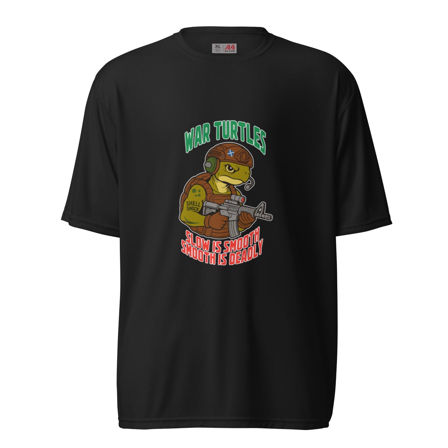 Active | Moisture Wicking Shirt | War Turtles | Mascot Logo