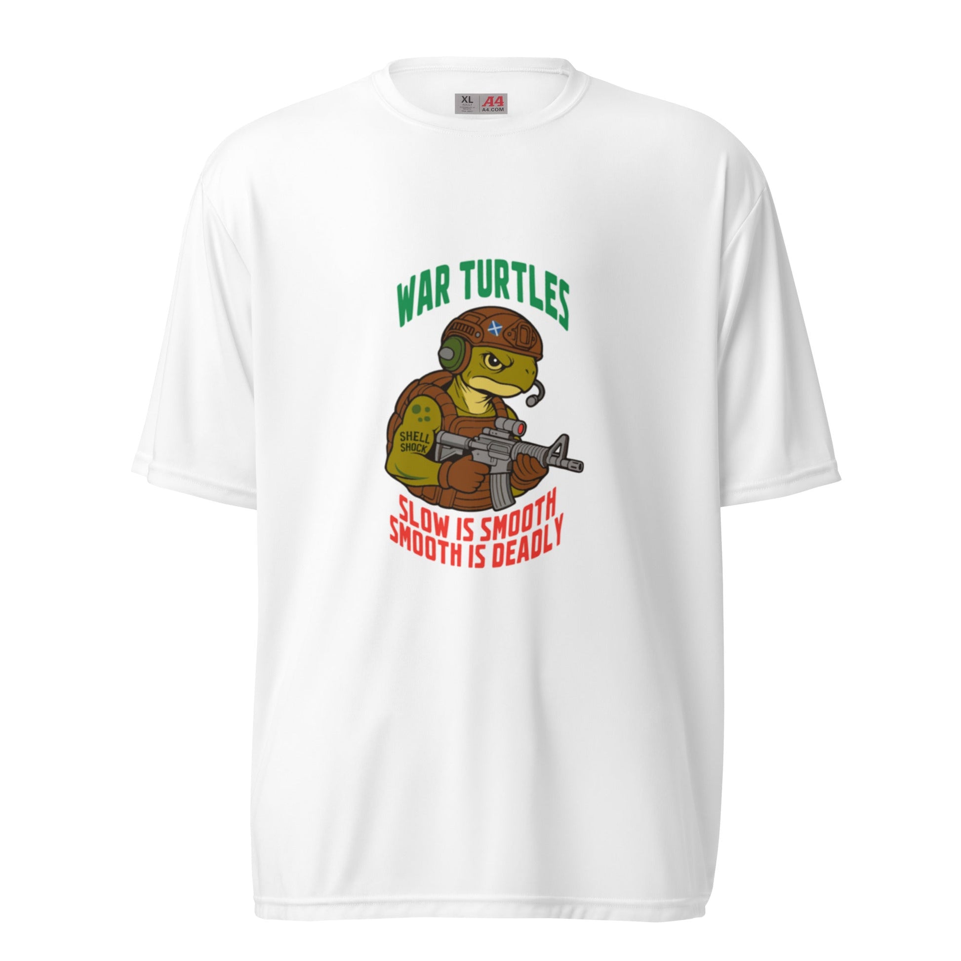 Active | Moisture Wicking Shirt | War Turtles | Mascot Logo