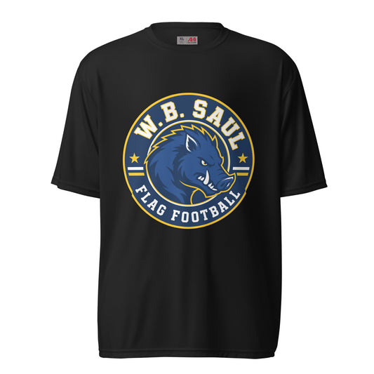 Active | Moisture Wicking Shirt | W.B.Saul Razorbacks | Badge Logo