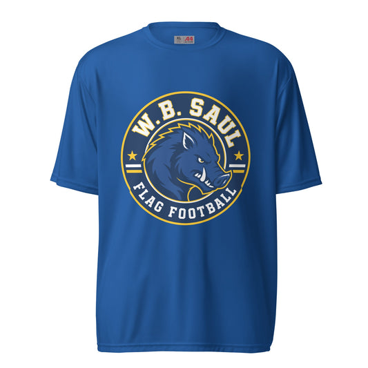Active | Moisture Wicking Shirt | W.B.Saul Razorbacks | Badge Logo