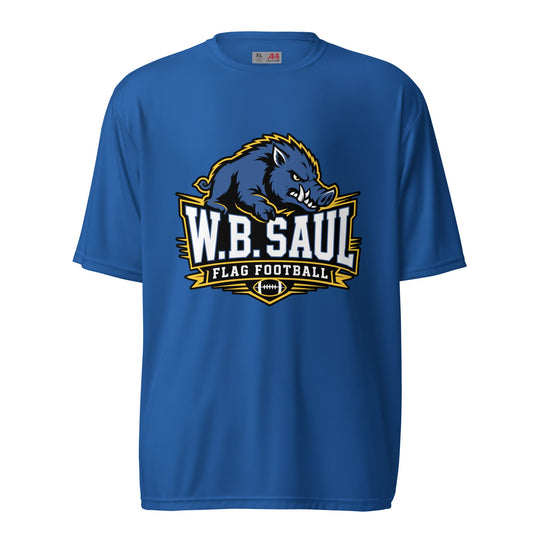 Active | Moisture Wicking Shirt | W.B.Saul Razorbacks | Crest Logo