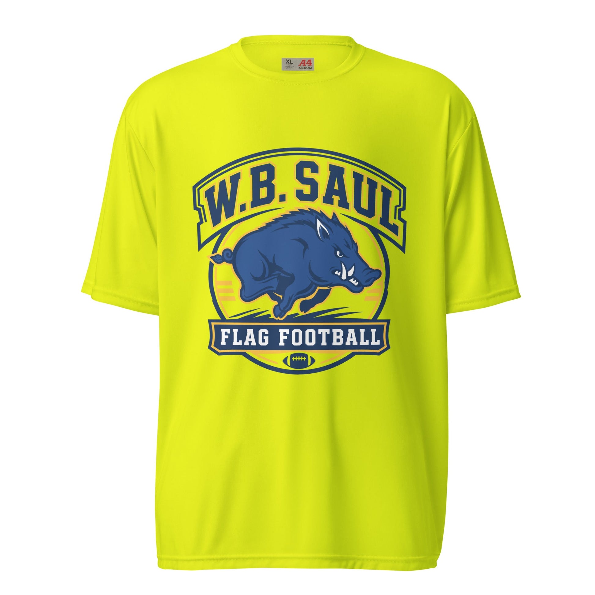 Active | Moisture Wicking Shirt | W.B.Saul Razorbacks | Emblem Logo