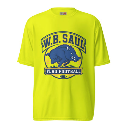 Active | Moisture Wicking Shirt | W.B.Saul Razorbacks | Emblem Logo