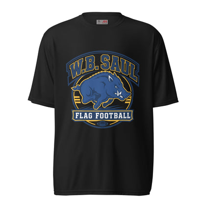 Active | Moisture Wicking Shirt | W.B.Saul Razorbacks | Emblem Logo