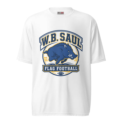 Active | Moisture Wicking Shirt | W.B.Saul Razorbacks | Emblem Logo