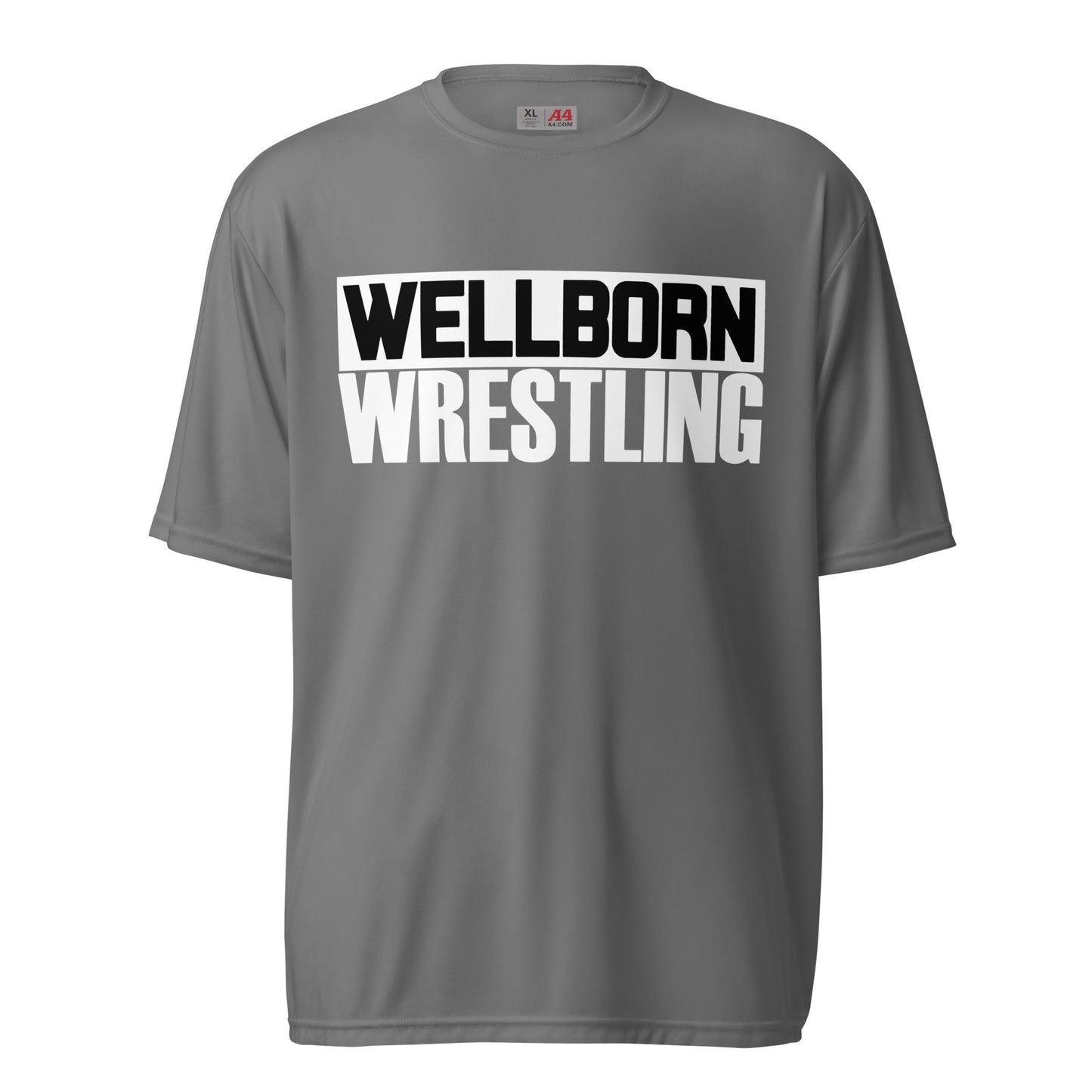 Active | Moisture Wicking Shirt | Wellborn Youth Wrestling | Script Logo