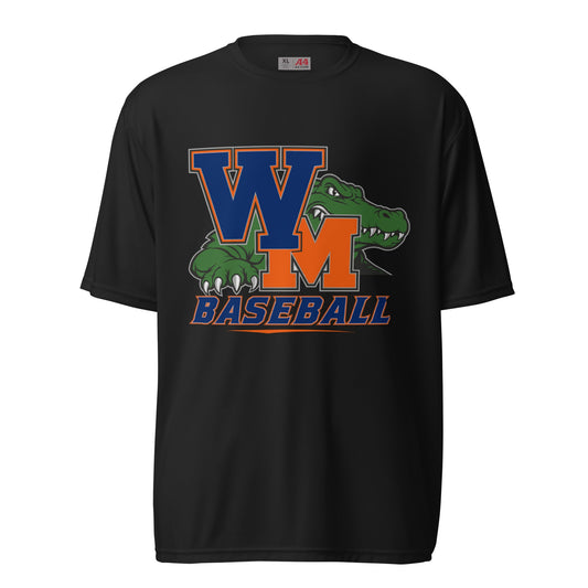 Active | Moisture Wicking Shirt | West Memphis Community Christian College Gators | Athletics Logo