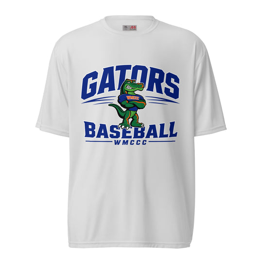 Active | Moisture Wicking Shirt | West Memphis Community Christian College Gators | Emblem Logo