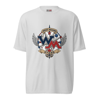 Active | Moisture Wicking Shirt | West Mound Stars | Crest Logo