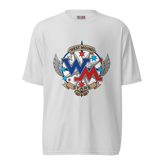 Active | Moisture Wicking Shirt | West Mound Stars | Emblem Logo