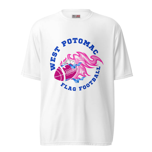 Active | Moisture Wicking Shirt | West Potomac Flag Football | Crest Logo