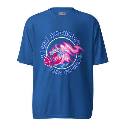 Active | Moisture Wicking Shirt | West Potomac Flag Football | Crest Logo