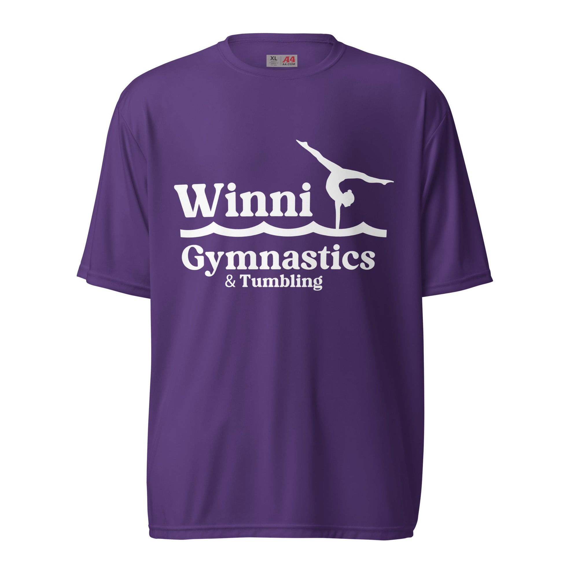 Active | Moisture Wicking Shirt | Winni Gymnastics | Tumbling Logo