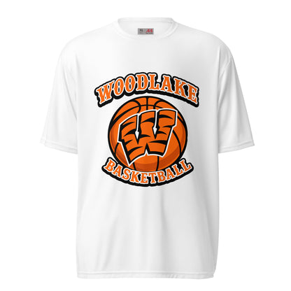 Active | Moisture Wicking Shirt | Woodlake Boys Basketball | Athletics Logo