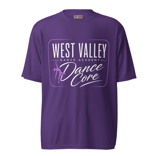 Active | Moisture Wicking Shirt | WVDA Dance Core | Modern Script Logo