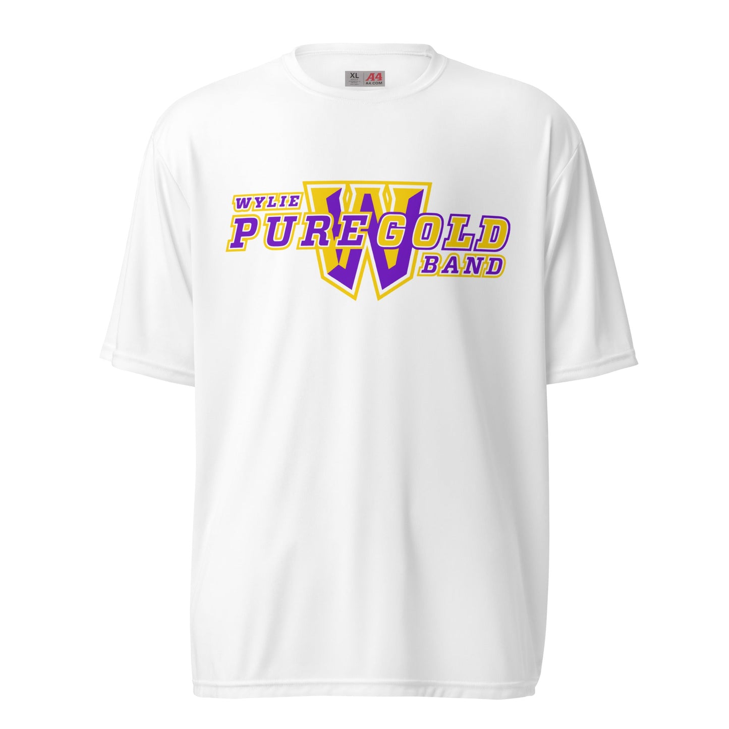Active | Moisture Wicking Shirt | Wylie ISD | Pure Gold Logo