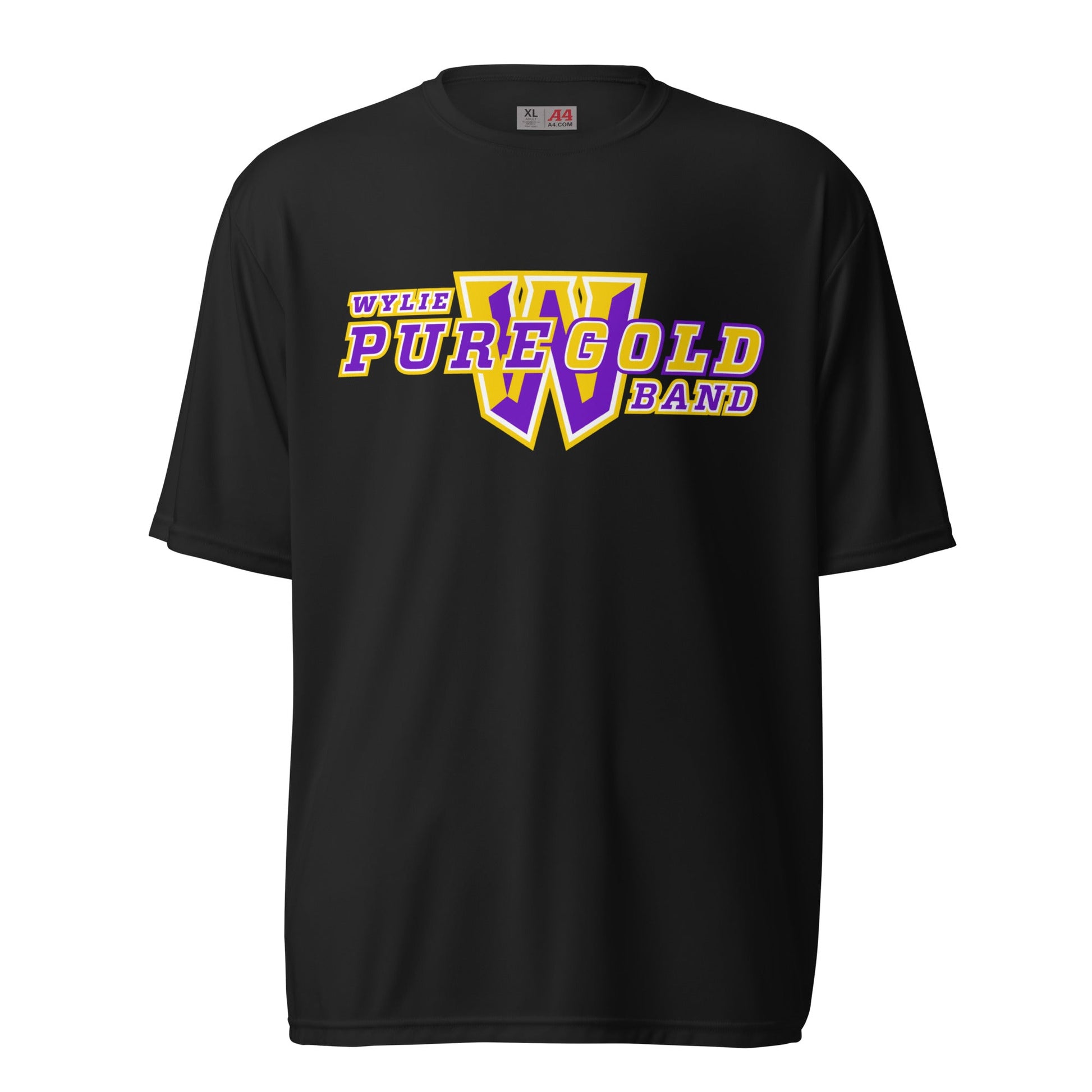 Active | Moisture Wicking Shirt | Wylie ISD | Pure Gold Logo