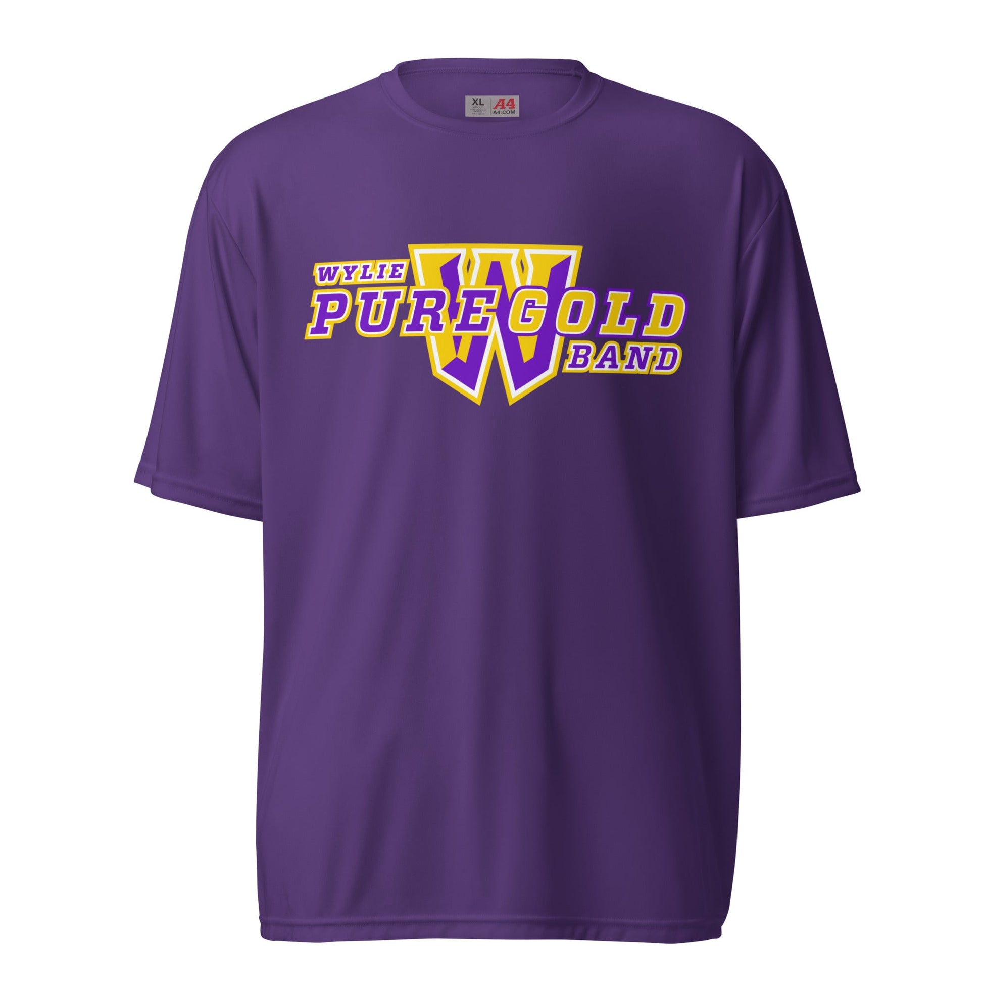 Active | Moisture Wicking Shirt | Wylie ISD | Pure Gold Logo