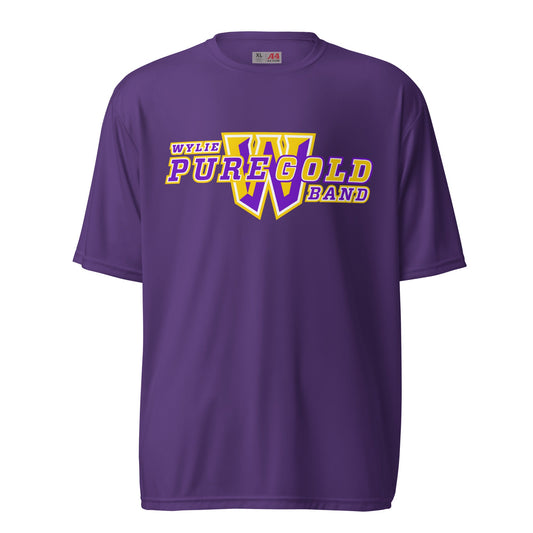 Active | Moisture Wicking Shirt | Wylie ISD | Pure Gold Logo