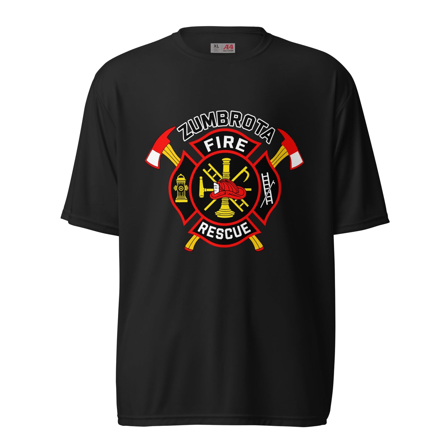 Active | Moisture Wicking Shirt | Zumbrota Fire Department | Vanguard Logo