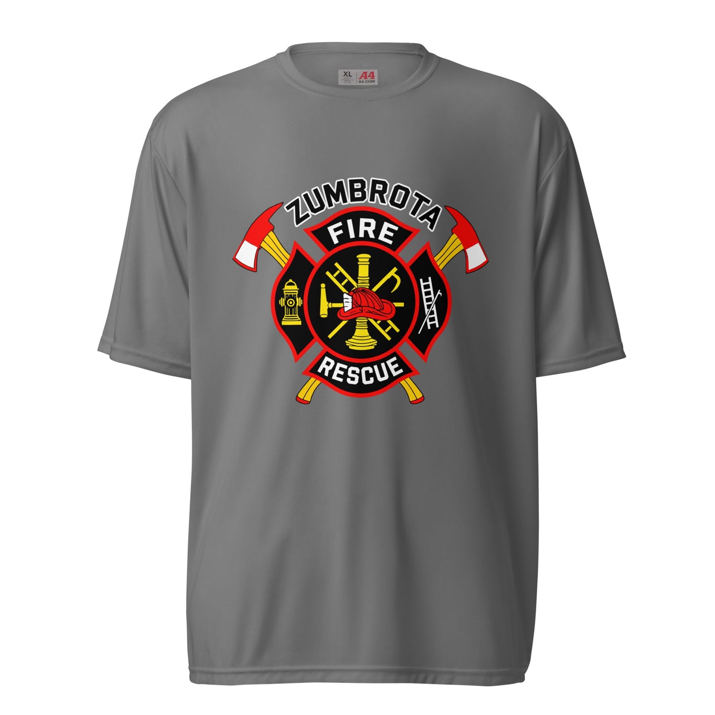 Active | Moisture Wicking Shirt | Zumbrota Fire Department | Vanguard Logo