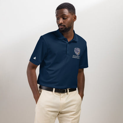 Adult Adidas Sport Performance Polo - Solebury Wrestling Club