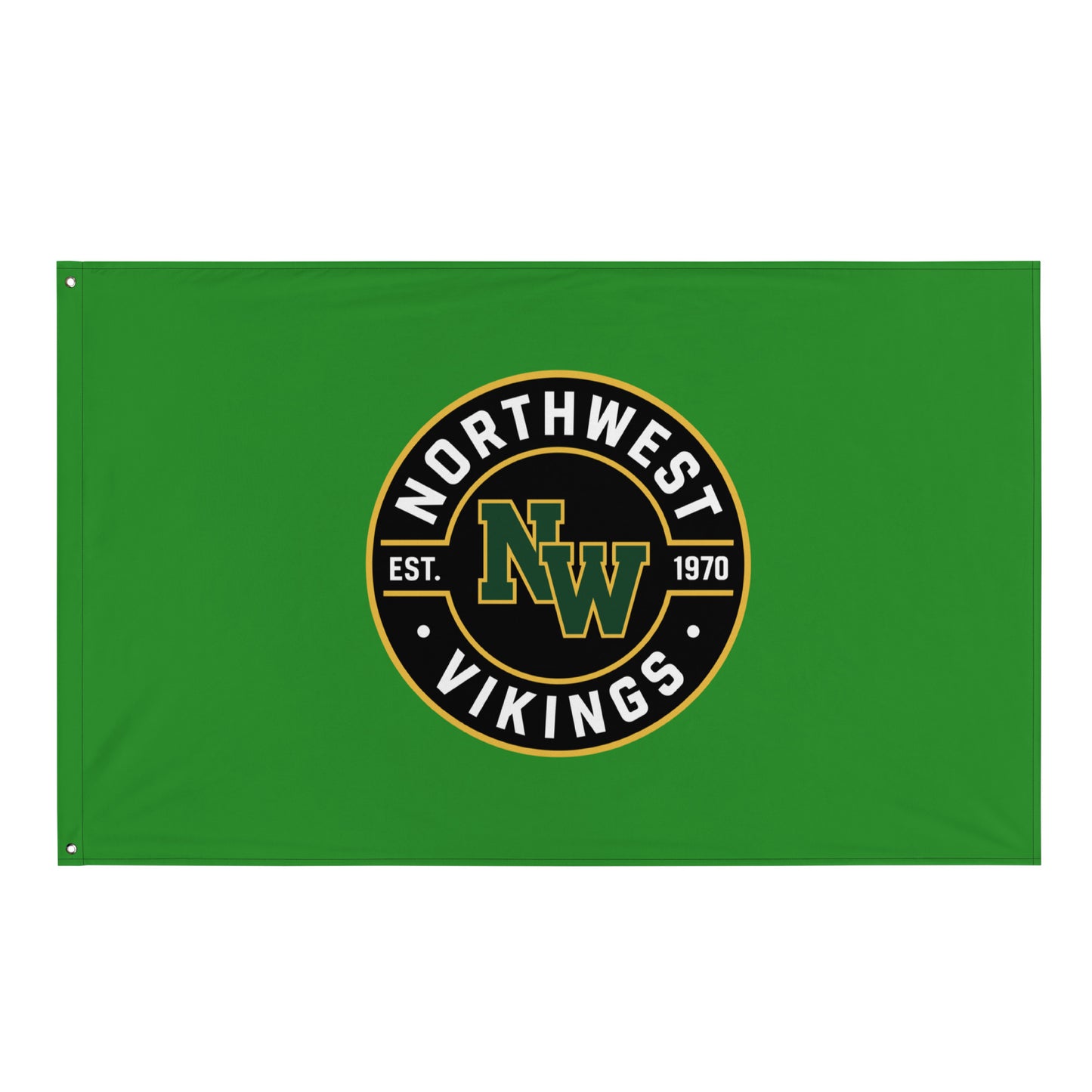 Flag | Northwest High School | Badge Logo