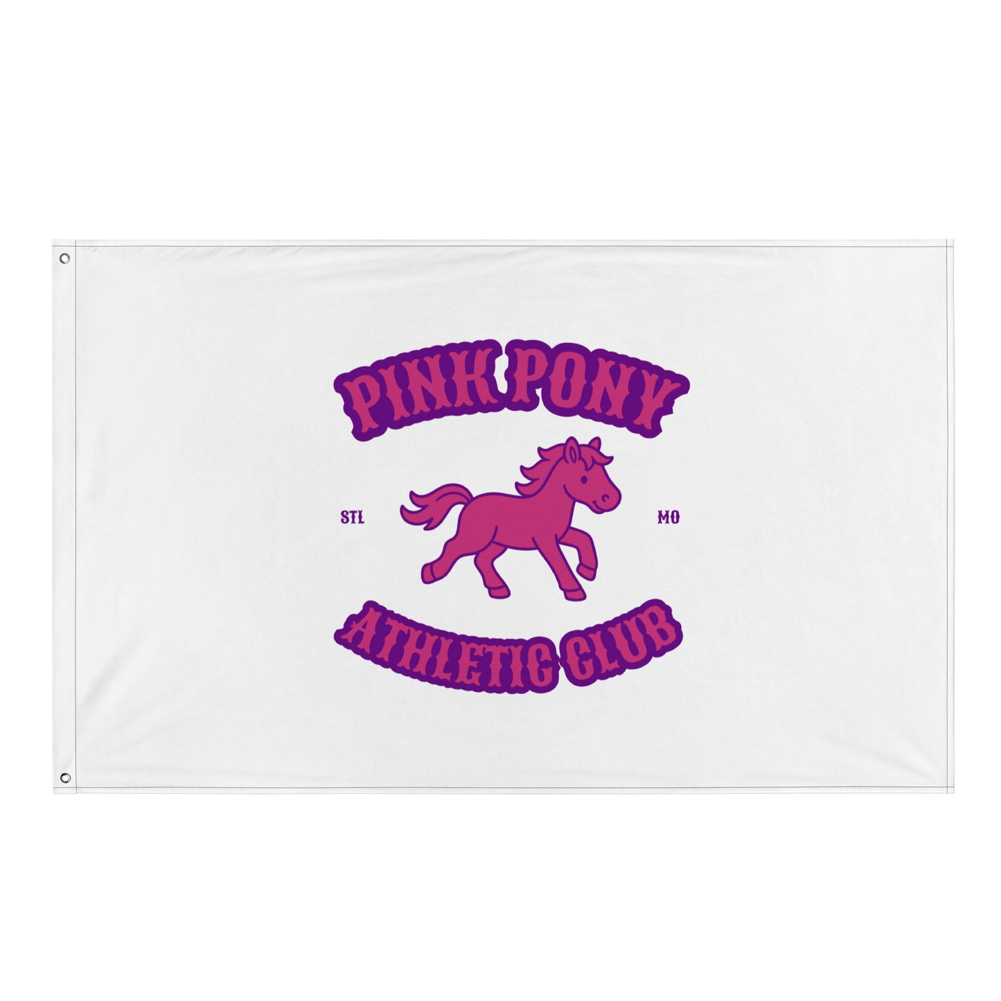 Flag | Pink Pony Athletic Club | Crest Logo