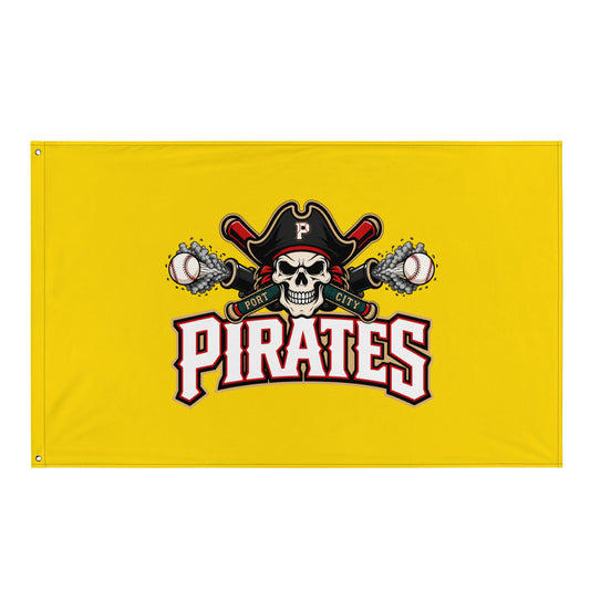 Flag | Port City Pirates | Cannonball Portside Logo