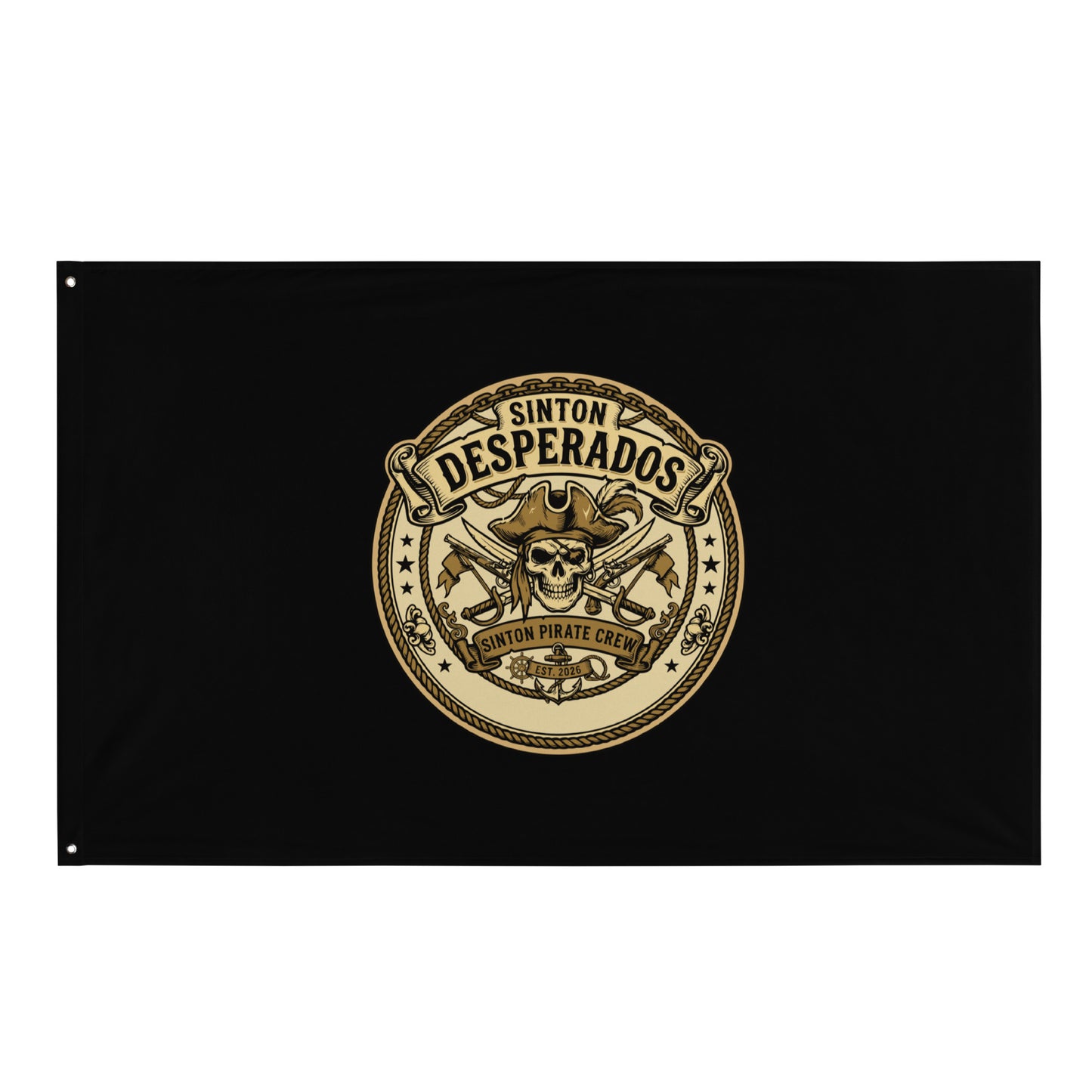 Flag | Sinton Desperados Baseball | Badge Logo