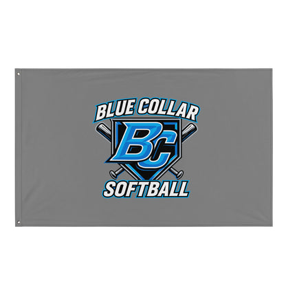 Flag | Blue Collar Softball 2034 | Shield Logo
