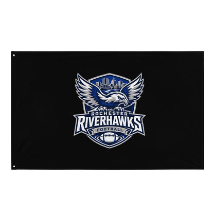 Flag | Rochester Riverhawks | Shield Logo