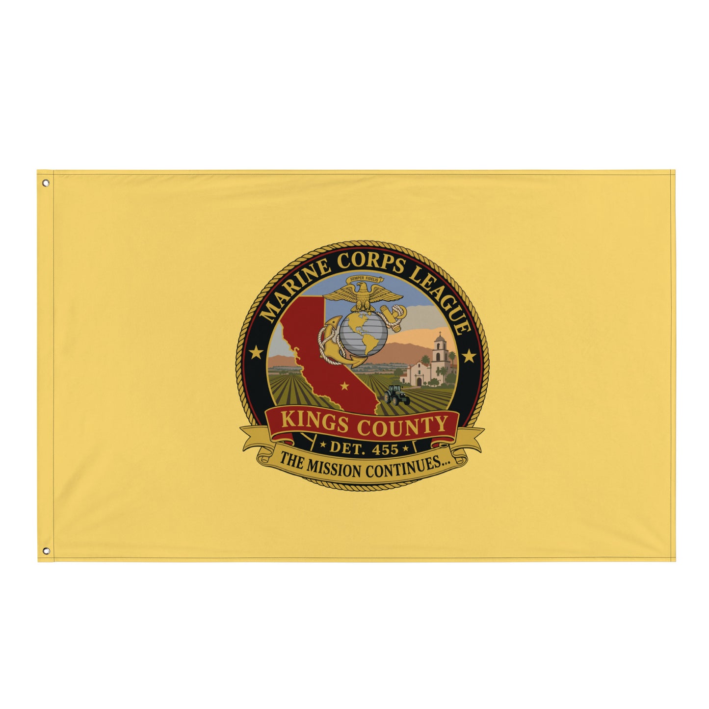 Flag | Marine Corps League kings County Det 455 | Shield Logo