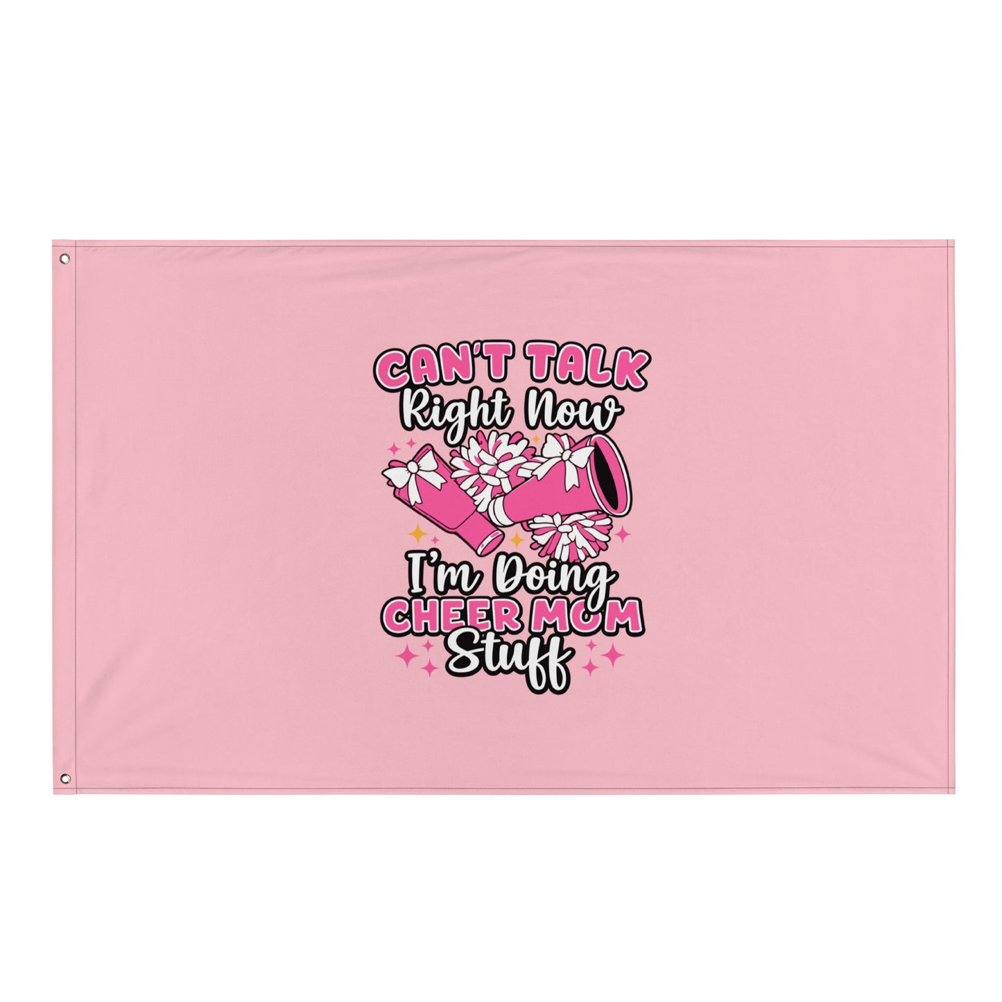 Flag | Sunset Surge All-Star Cheerleading | Modern Script Logo