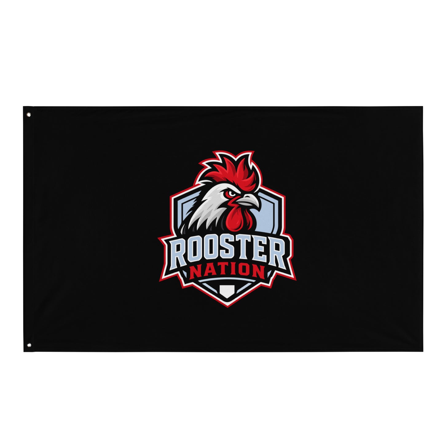 Flag | Rooster Nation | Shield Logo