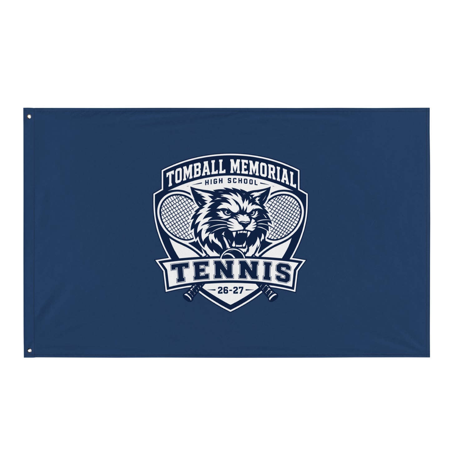 Flag | TMHS Tennis | Shield Logo