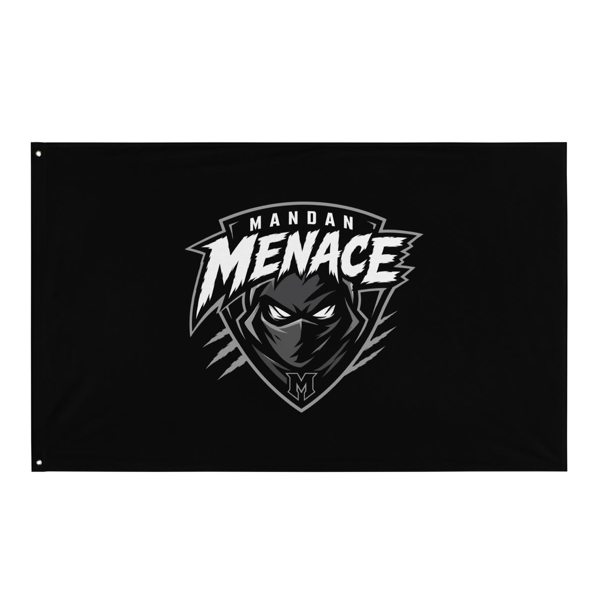 Flag | Mandan Menace | Shield Logo