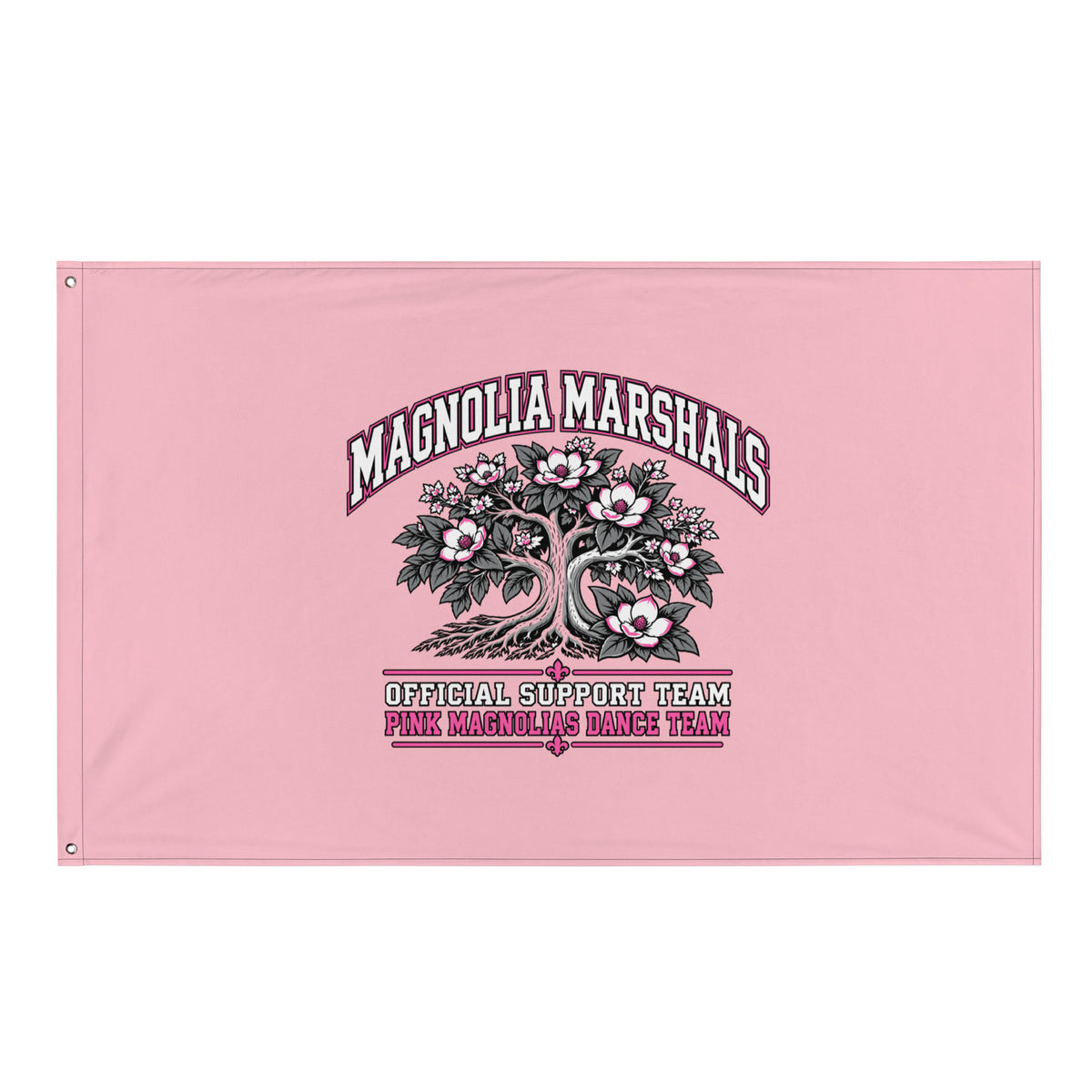 Flag | Pink Magnolias Dance | Crest Logo