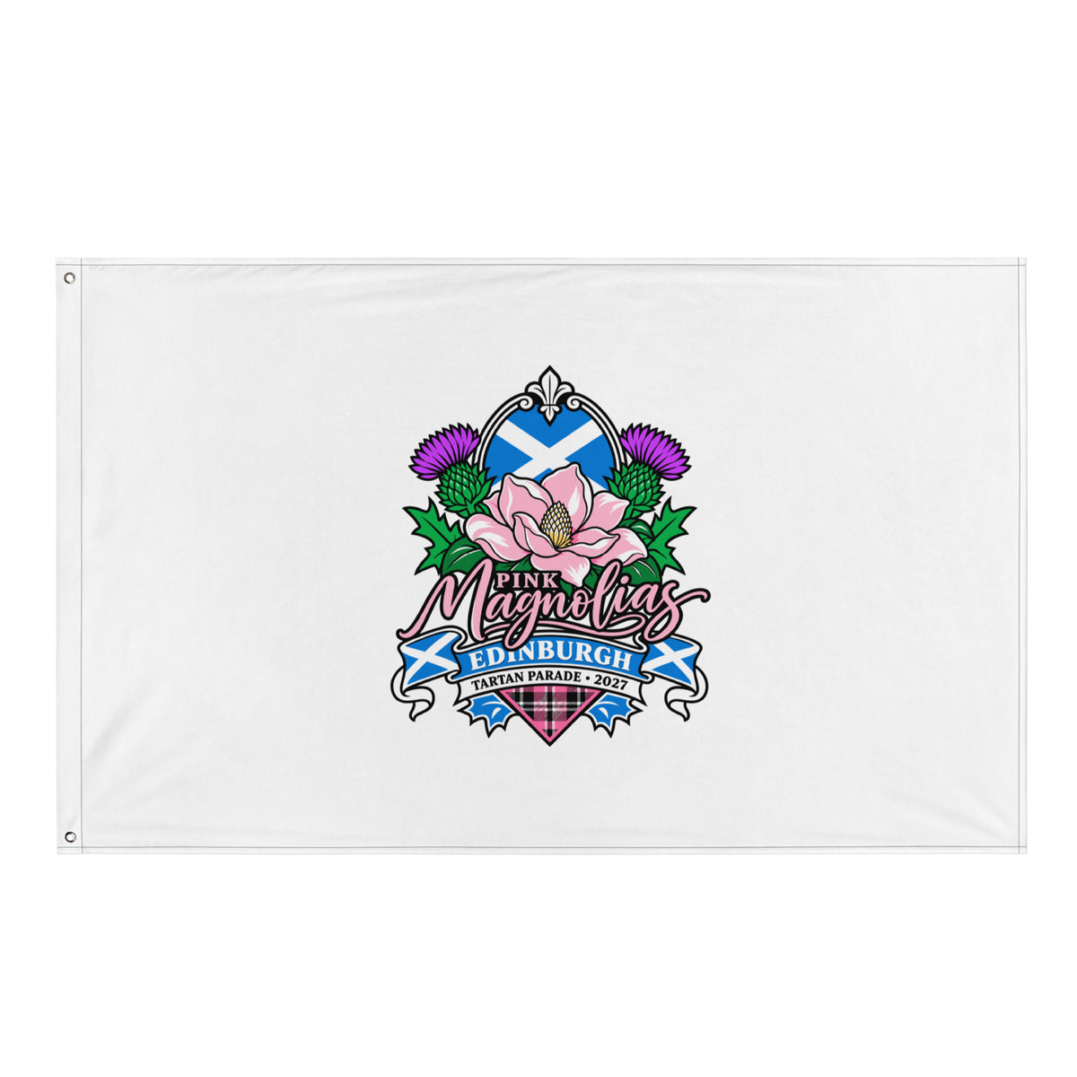 Flag | Pink Magnolias Dance | Valor Logo