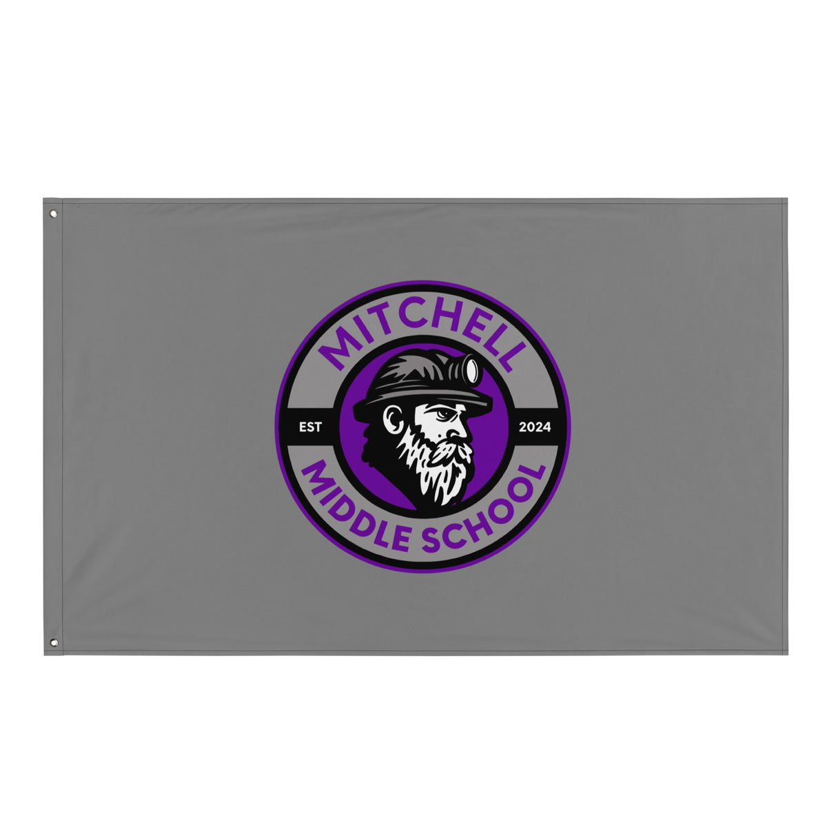 Flag | Mitchell Middle School Softball | Badge Logo