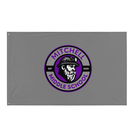 Flag | Mitchell Middle School Softball | Badge Logo
