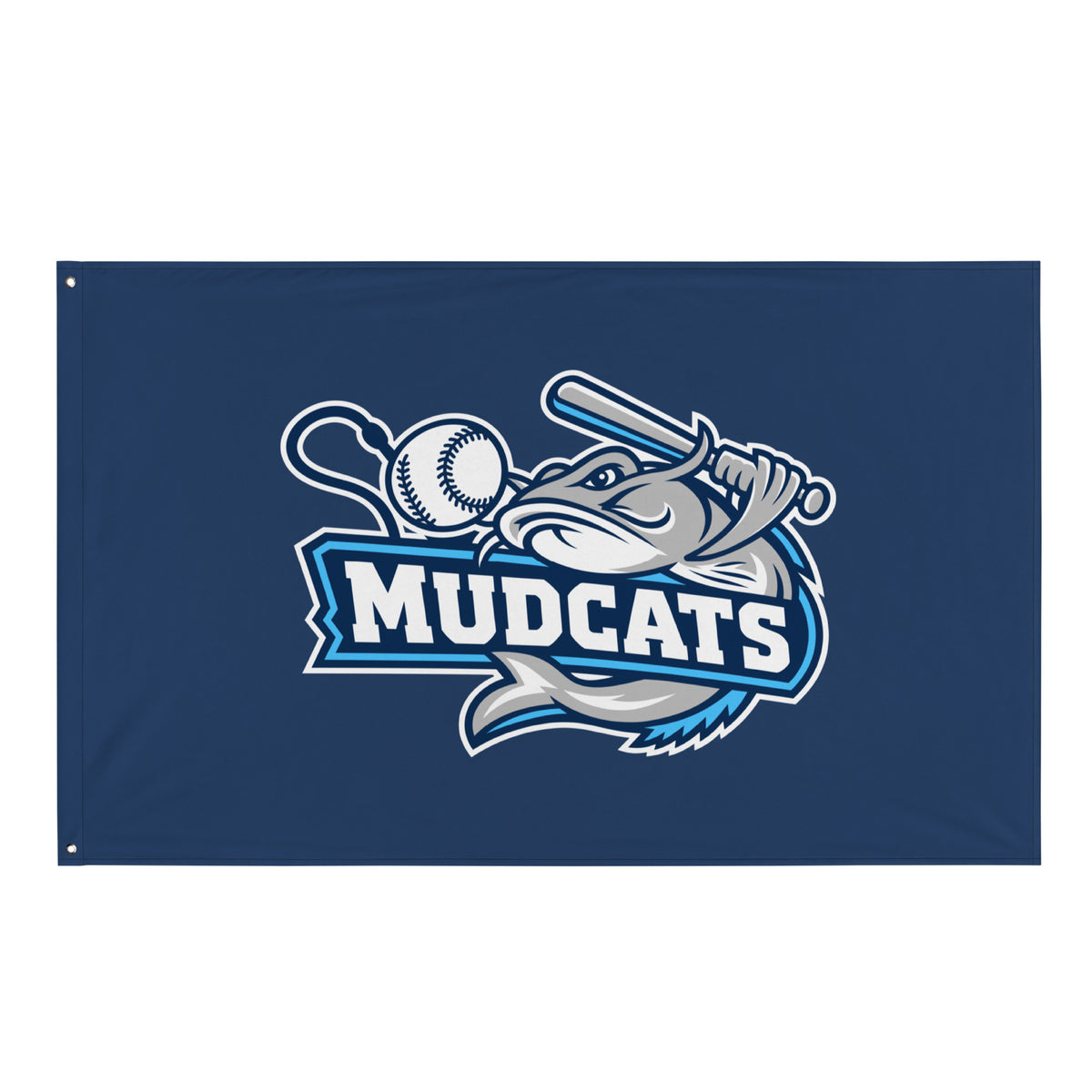 Flag | Geneseo Mudcats | Crest Logo