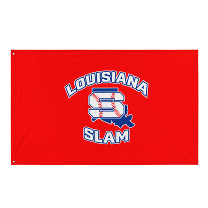 Flag | Louisiana Slam Baseball | Emblem Logo