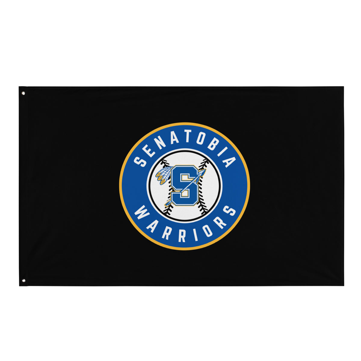 Flag | Senatobia Warriors Baseball | Badge Logo