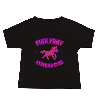 Performance | Baby T-Shirt | Pink Pony Athletic Club | Crest Logo