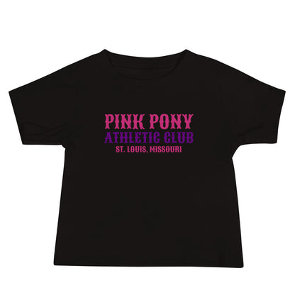 Performance | Baby T-Shirt | Pink Pony Athletic Club | Athletic Wordmark Logo