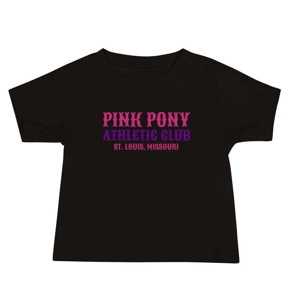 Performance | Baby T-Shirt | Pink Pony Athletic Club | Athletic Wordmark Logo