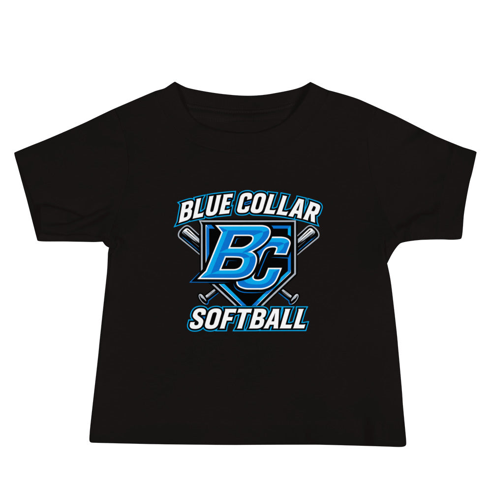 Performance | Baby T-Shirt | Blue Collar Softball 2034 | Shield Logo