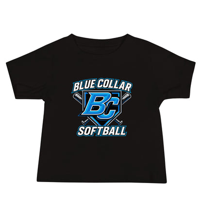 Performance | Baby T-Shirt | Blue Collar Softball 2034 | Shield Logo